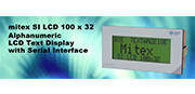 面板安装显示屏  mitex SI LCD100/32
