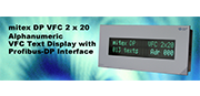 面板安装显示屏  mitex  VFC2/20